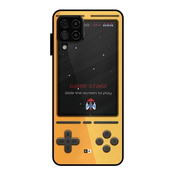 Retro Gamepad Metal Back Case for Galaxy A22 4G