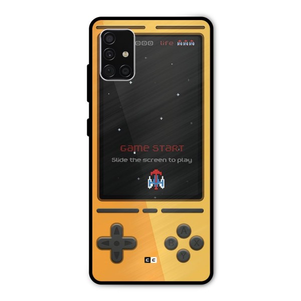 Retro Gamepad Metal Back Case for Galaxy A51