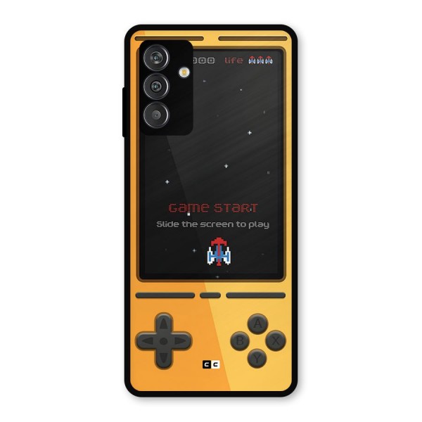 Retro Gamepad Metal Back Case for Galaxy M14 5G