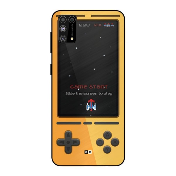 Retro Gamepad Metal Back Case for Galaxy M31