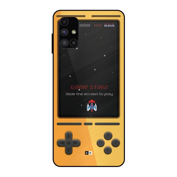 Retro Gamepad Metal Back Case for Galaxy M51