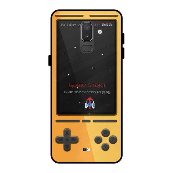 Retro Gamepad Metal Back Case for Galaxy On8 (2018)