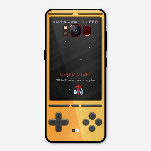 Retro Gamepad Metal Back Case for Galaxy S8