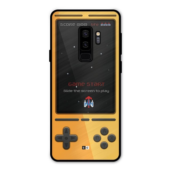 Retro Gamepad Metal Back Case for Galaxy S9 Plus