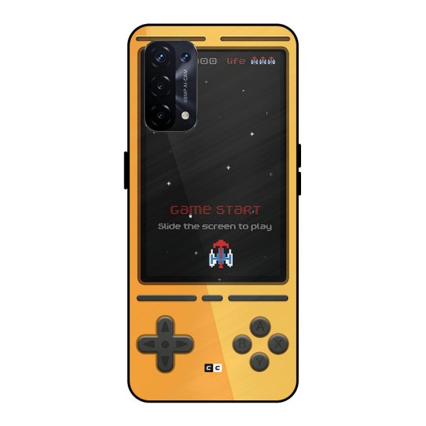 Retro Gamepad Metal Back Case for Oppo A74 5G