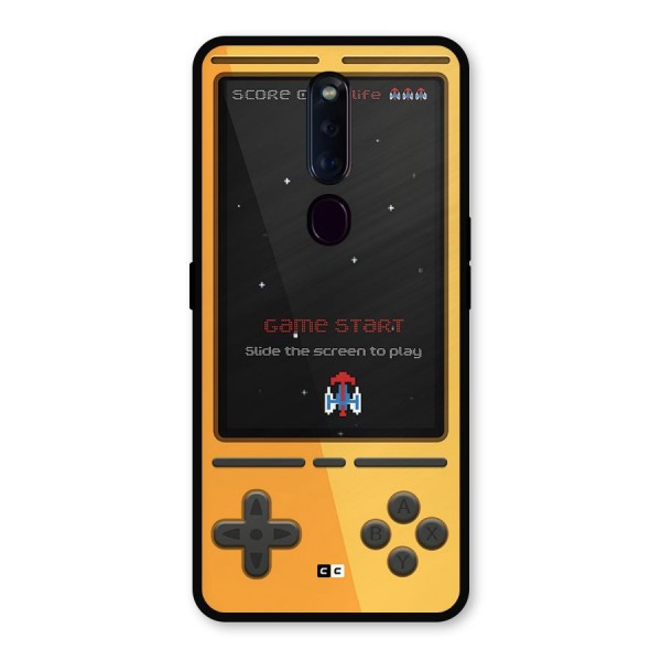 Retro Gamepad Metal Back Case for Oppo F11 Pro