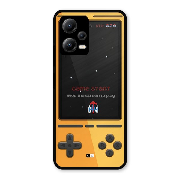 Retro Gamepad Metal Back Case for Poco X5