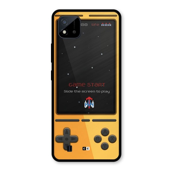 Retro Gamepad Metal Back Case for Realme C11 2021