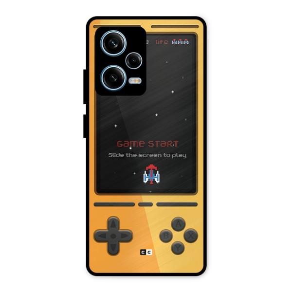 Retro Gamepad Metal Back Case for Redmi Note 12 Pro