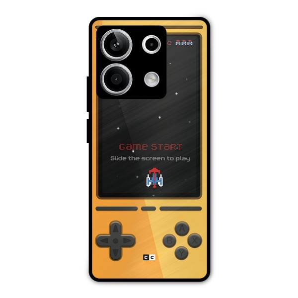 Retro Gamepad Metal Back Case for Redmi Note 13 5G