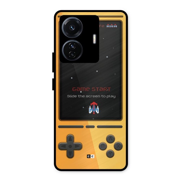 Retro Gamepad Metal Back Case for Vivo T1 Pro