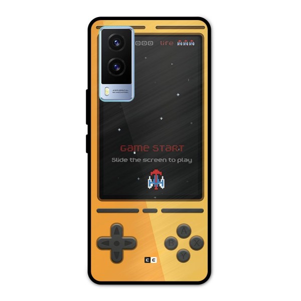 Retro Gamepad Metal Back Case for Vivo V21e 5G