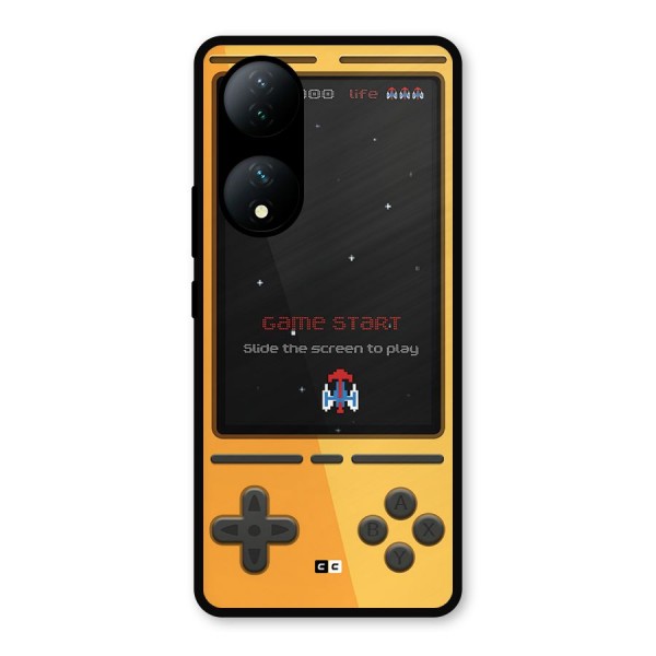 Retro Gamepad Metal Back Case for Vivo Y100