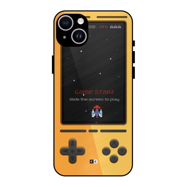 Retro Gamepad Metal Back Case for iPhone 14 Plus