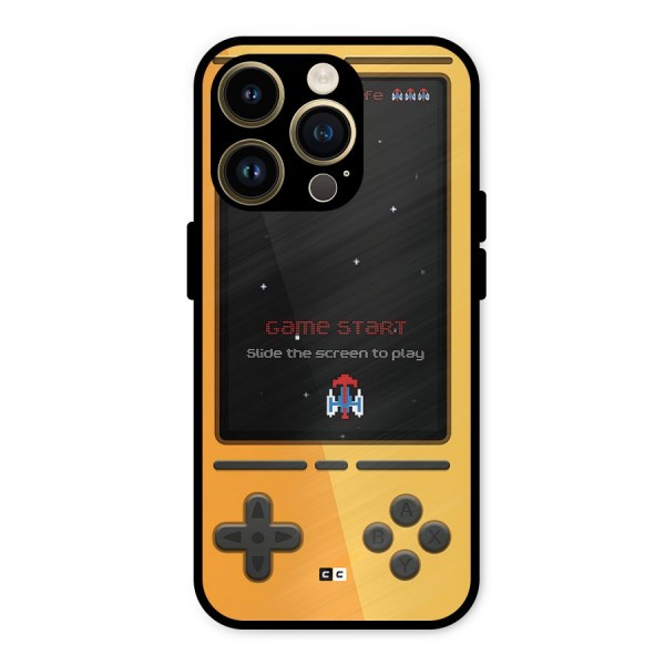 Retro Gamepad Metal Back Case for iPhone 14 Pro