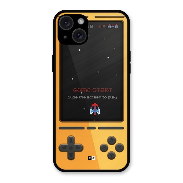 Retro Gamepad Metal Back Case for iPhone 15 Plus