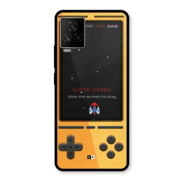 Retro Gamepad Metal Back Case for iQOO 7 Legend 5G