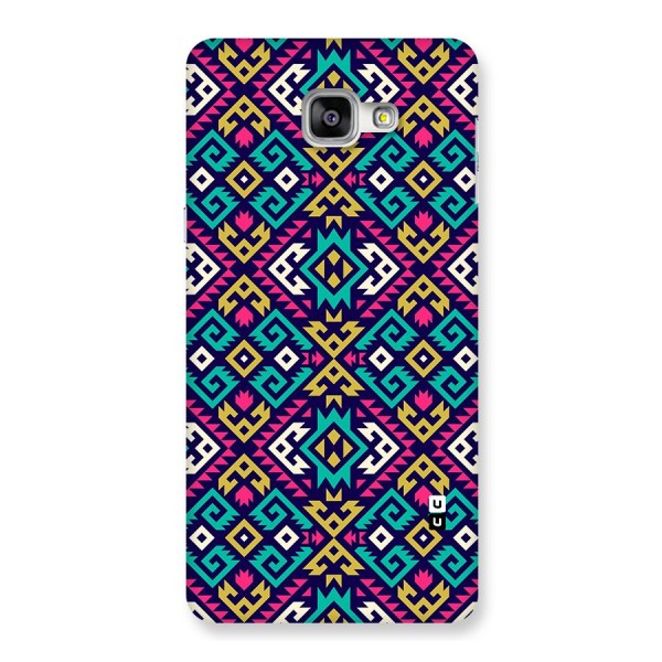 Retro Geometric Pattern Back Case for Galaxy A9