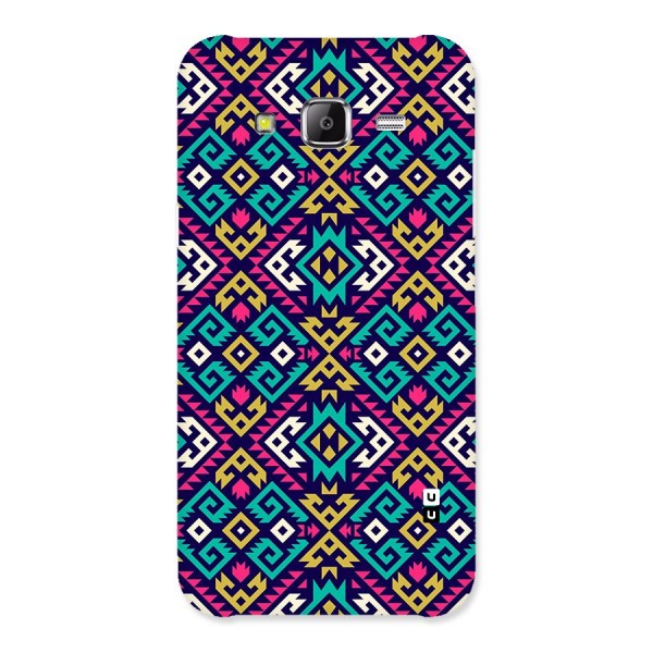 Retro Geometric Pattern Back Case for Galaxy J5