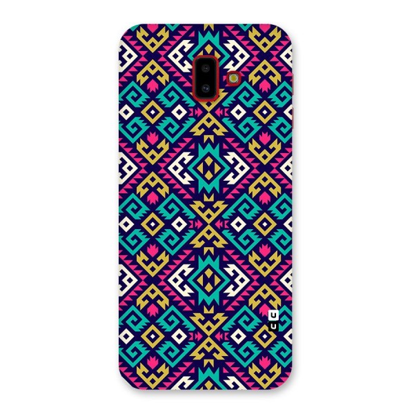 Retro Geometric Pattern Back Case for Galaxy J6 Plus