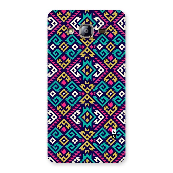 Retro Geometric Pattern Back Case for Galaxy On5