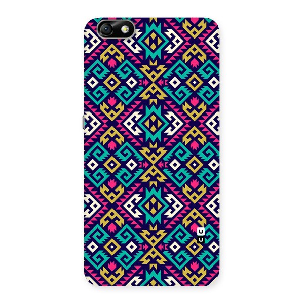 Retro Geometric Pattern Back Case for Honor 4X