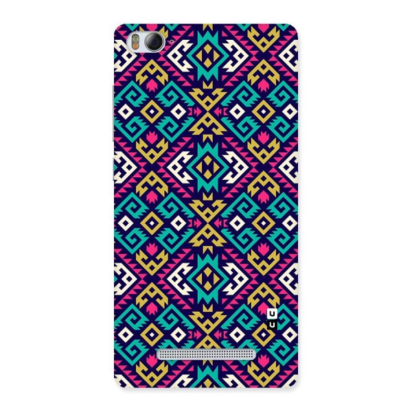 Retro Geometric Pattern Back Case for Mi4i