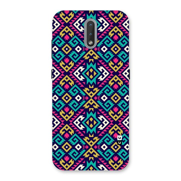 Retro Geometric Pattern Back Case for Nokia 2.3