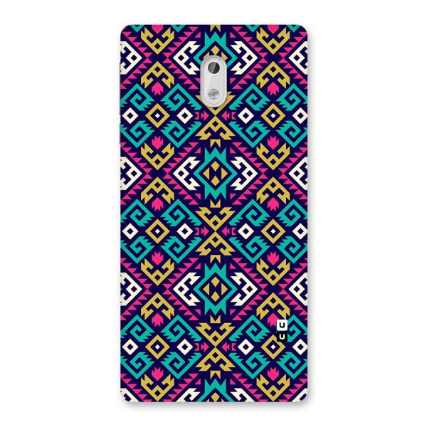 Retro Geometric Pattern Back Case for Nokia 3