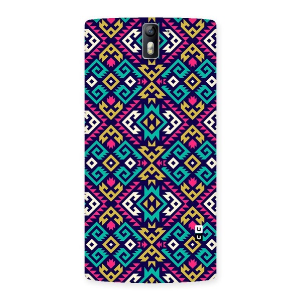 Retro Geometric Pattern Back Case for OnePlus One