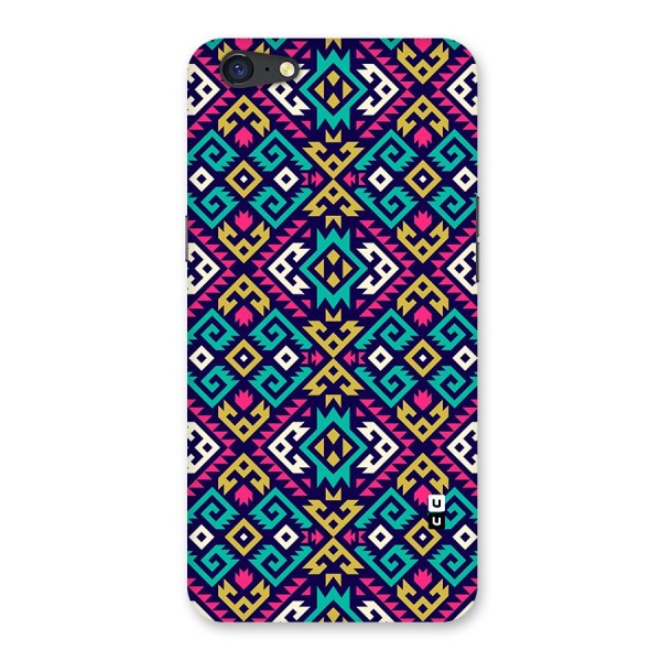 Retro Geometric Pattern Back Case for Oppo A71