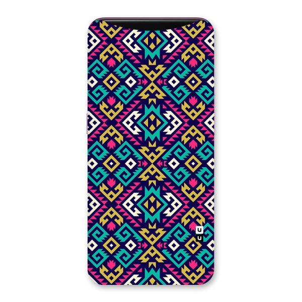 Retro Geometric Pattern Back Case for Oppo Find X