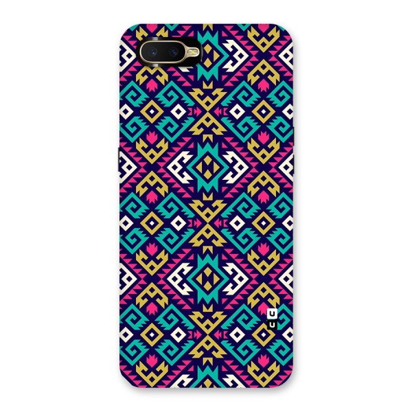 Retro Geometric Pattern Back Case for Oppo K1