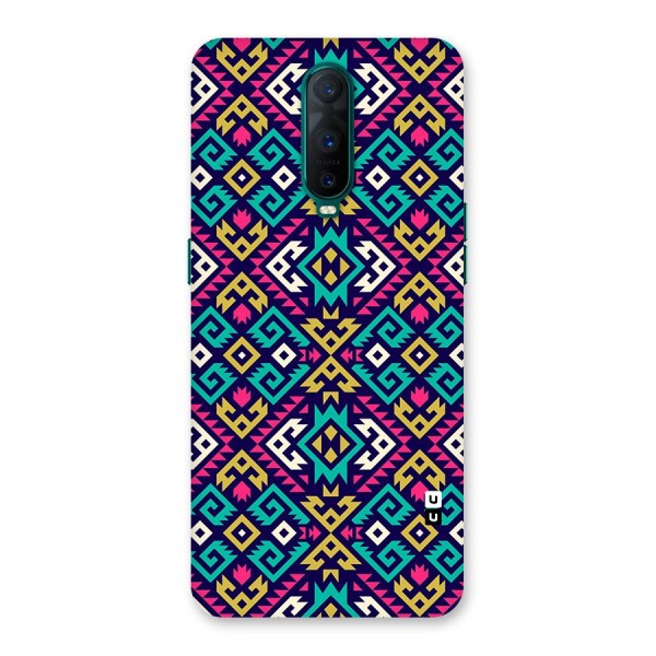 Retro Geometric Pattern Back Case for Oppo R17 Pro