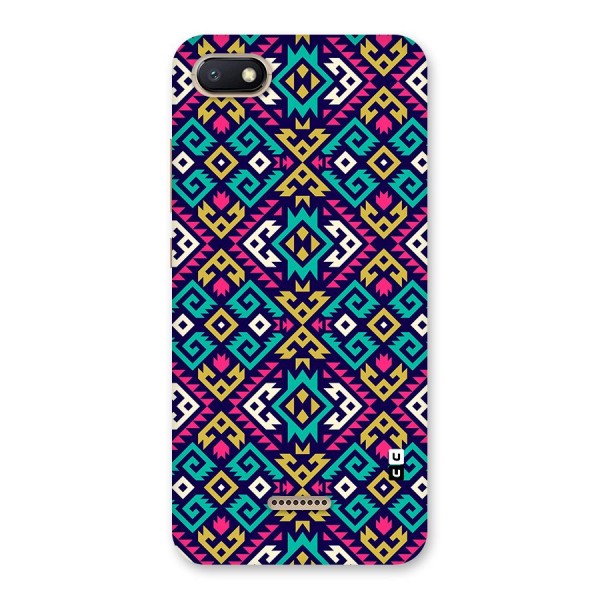 Retro Geometric Pattern Back Case for Redmi 6A