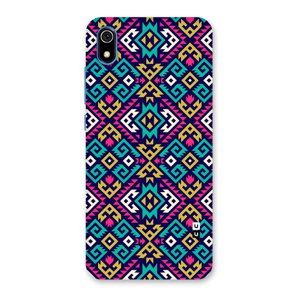 Retro Geometric Pattern Back Case for Redmi 7A