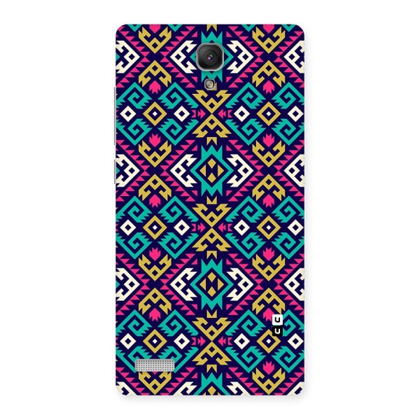 Retro Geometric Pattern Back Case for Redmi Note