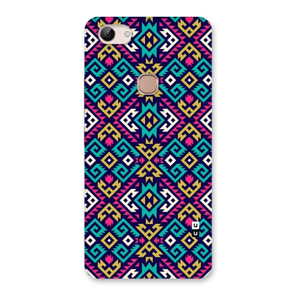 Retro Geometric Pattern Back Case for Vivo Y83