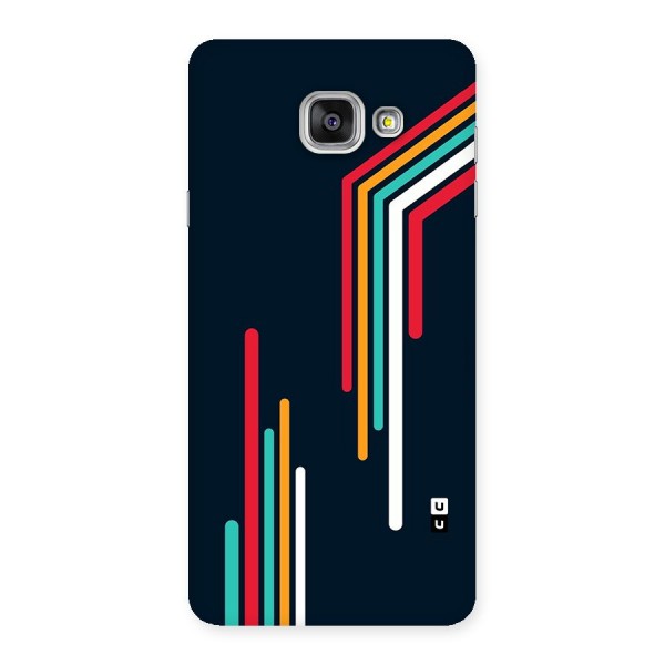 Retro Lines Minimal Stripes Back Case for Galaxy A7 (2016)