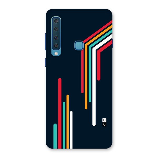 Retro Lines Minimal Stripes Back Case for Galaxy A9 (2018)