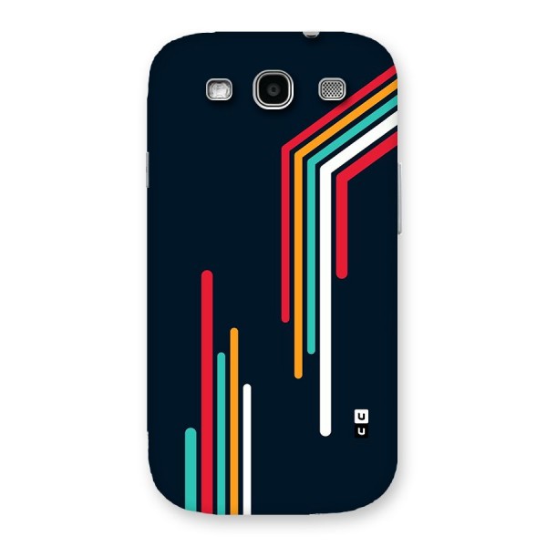 Retro Lines Minimal Stripes Back Case for Galaxy S3 Neo