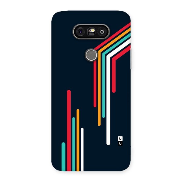 Retro Lines Minimal Stripes Back Case for LG G5