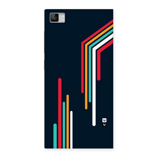 Retro Lines Minimal Stripes Back Case for Mi3