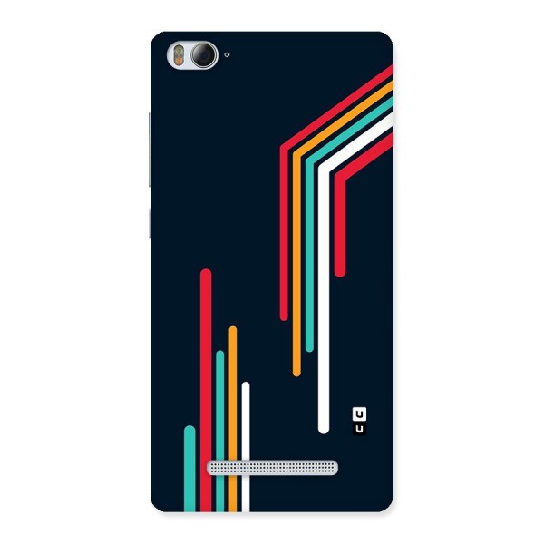 Retro Lines Minimal Stripes Back Case for Mi4i