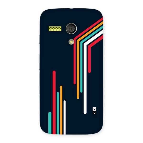 Retro Lines Minimal Stripes Back Case for Moto G