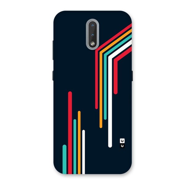 Retro Lines Minimal Stripes Back Case for Nokia 2.3