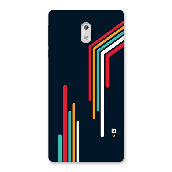 Retro Lines Minimal Stripes Back Case for Nokia 3