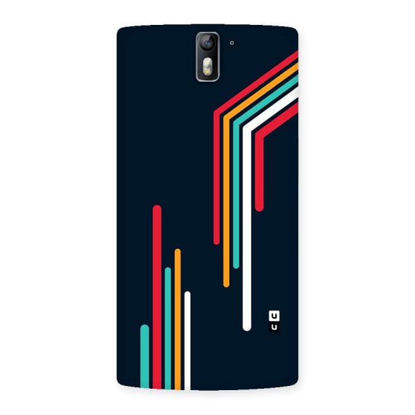 Retro Lines Minimal Stripes Back Case for OnePlus One