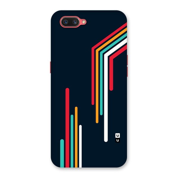 Retro Lines Minimal Stripes Back Case for Oppo A3s