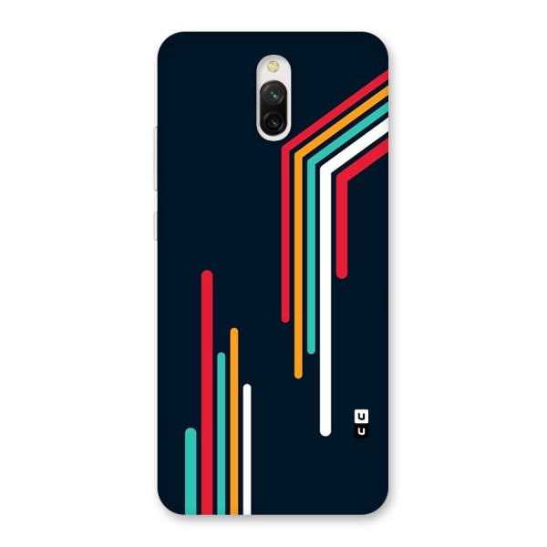 Retro Lines Minimal Stripes Back Case for Redmi 8A Dual